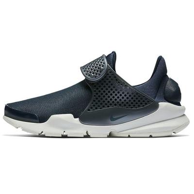 Sock Dart Prm Txt Шнуровка Низкий верх Повседневная обувь Детские кроссовки Синий Белый AA1100-901