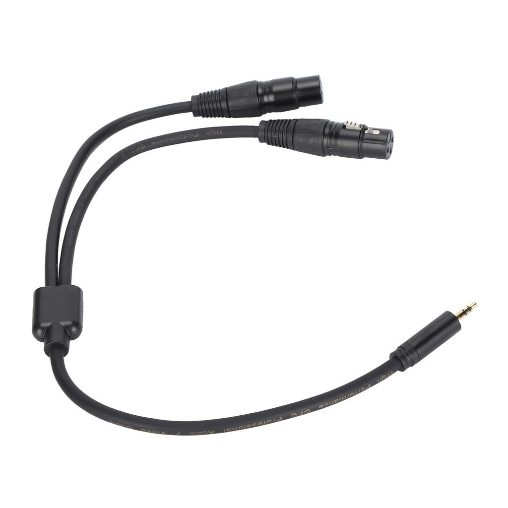JORINDO Двойной XLR-разъем «мама» на 3,5 мм 18-дюймовый штекерный разъем Кабель-адаптер YSplitter Патч-корд