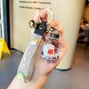 Очаровательный акриловый мультяшный брелок Милый брелок с бутылочкой с плавающим песком для детей