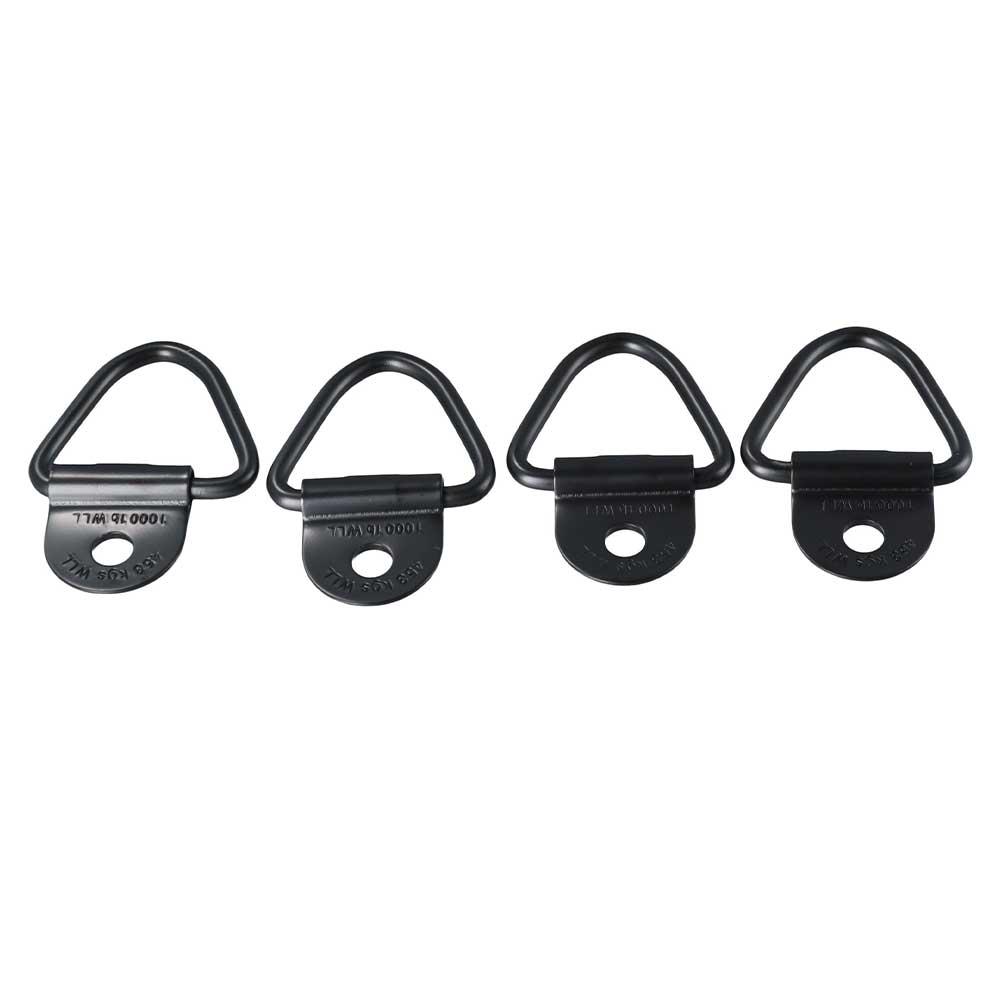 Trucks Black Bolt-on 1000lbs for Trailer V-Ring Bolton Trailers Hook V-Ring Hangers Cargo Tie-Down