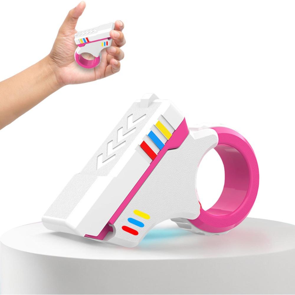 Soothing Rotary Finger Sliders 3D Printed Fidget Ring Toys Portable Spinner Toys  Adult Kids