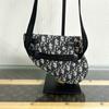 [Pre-Owned] Dior Mini Saddle Bag 'Blue Dior Oblique Jacquard' - Excellent #1VEM4H0