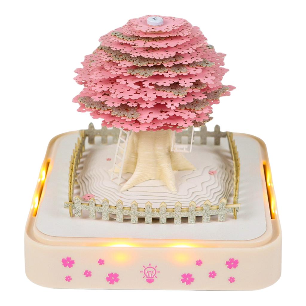 Календарь «Часы» 2026 3D блокнот для заметок Календарь со светодиодной подсветкой 3D художественный календарь Бумажная резьба Художественный блокнот для заметок для домашнего декора