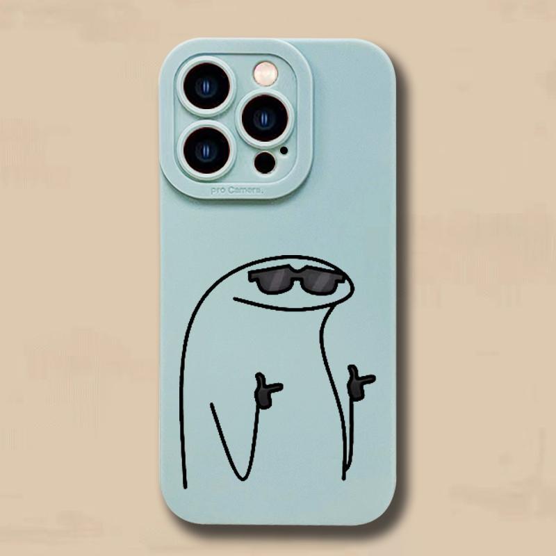 Cute Cartoon Matchman Silicone Phone Case For IPhone 16 15 14 13 Pro Max 12 Mini 11 Pro XS XR X 7 8 Plus SE  Case