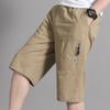 Длина шорт, шорты-карго, мужские летние повседневные хлопковые брюки с несколькими карманами, популярные бриджи, укороченные брюки, пляжные спортивные шорты 6XL