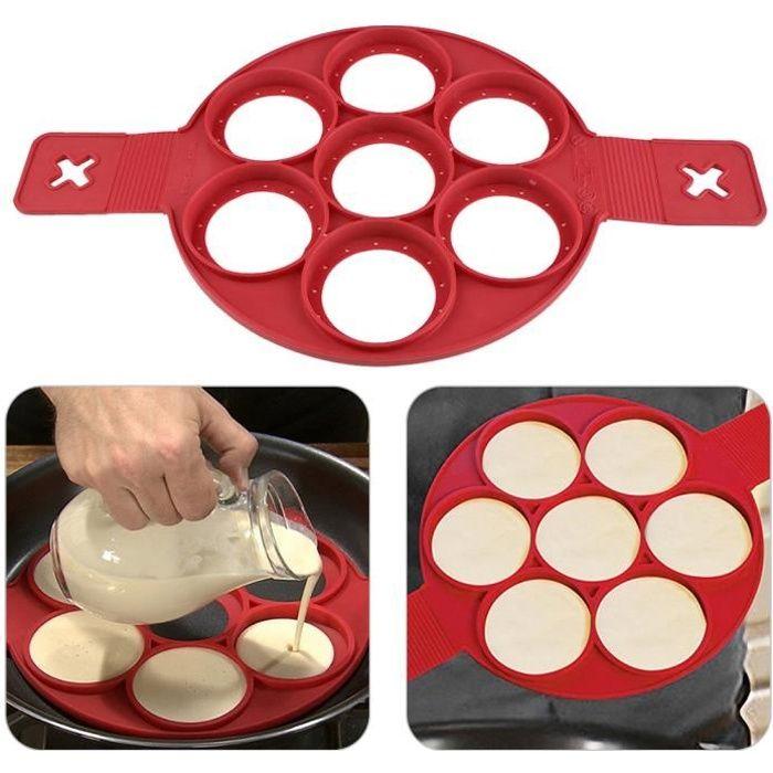 Cake Molds - Magic - Silicone - 7 Pieces - Non-stick - Red