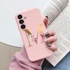 Для Samsung Galaxy A17 A56 A55 A54 Чехол Милый Цветочный Золотой Буква Алфавита Чехол для Телефона Силиконовый Мягкий Fundas Оболочка TPU Сумки