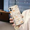 Мультяшный чехол-обертка для телефона Nothing Phone1, противоударная задняя крышка с граффити, кармашек для карт, силикон ТПУ, милый защитный