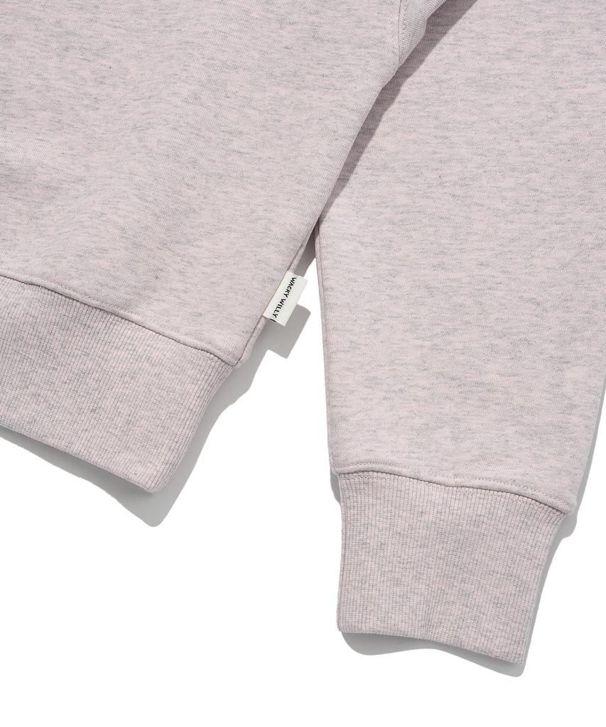 WACKY WILLY Women'S Lily Wappen Crop Sweatshirt Pink