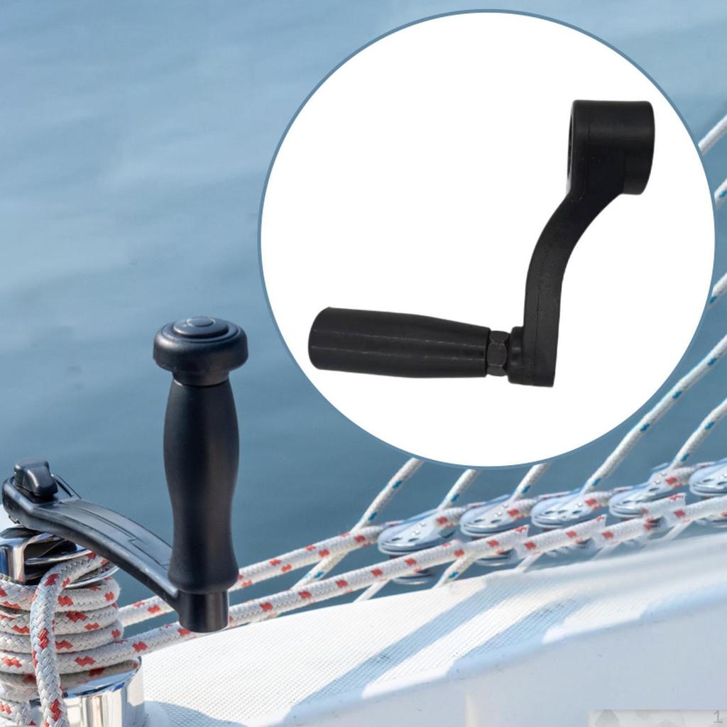 Nylon Crank Handle Embedded Design Spare Parts Replacement for Industry Mechanical Equipment Simple