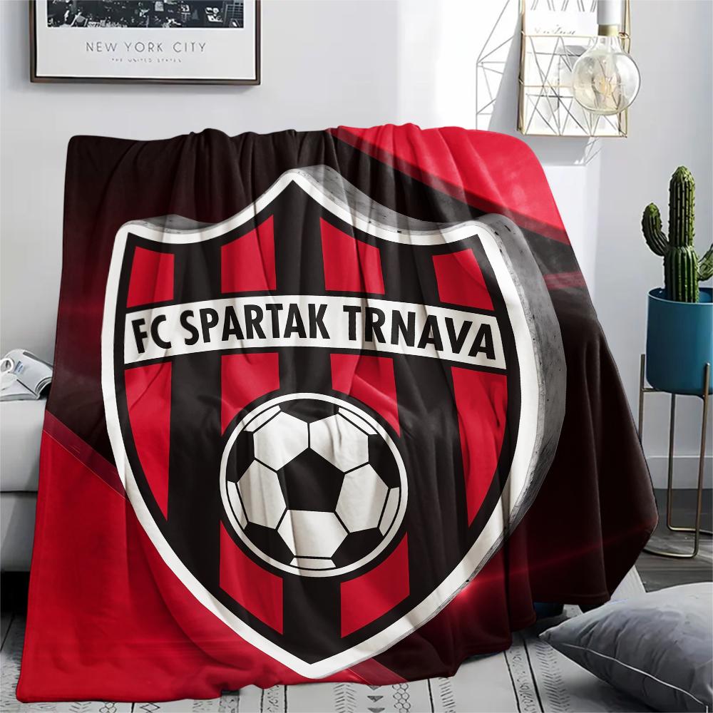FC Spartak Trnava,pattern Flannel Blanket, High quality Comfortable for All Seasons, Home Decor, Warmth and Comfort, Perfect for Gifts.