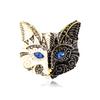 Women Men Cat Mask Enamel Painting Brooch Drip Oil Badges Accessories