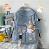 Schoolbag Korean ins college style backpack, Japanese Harajuku vintage student schoolbag female versatile travel backpack lightweight