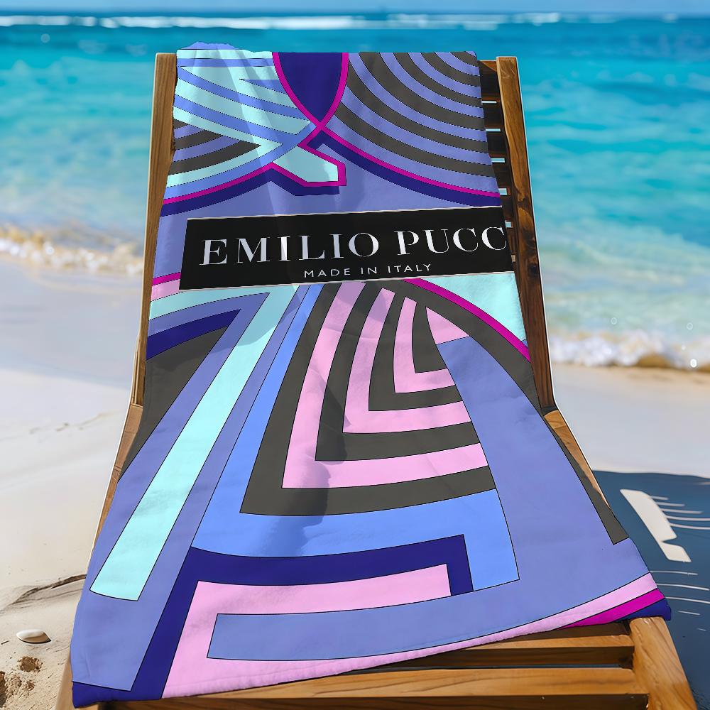 E-Emilio P-PucciS Полотенце Душ Ванна Путешествие Легкое Нежное к Коже для Бассейна Кемпинга Круиза Лето