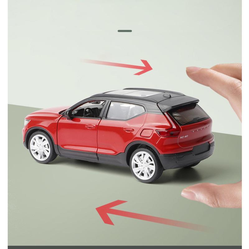 1/32 сплав Volvo XC40 внедорожник внедорожный литой под давлением модель игрушечных машинок звук свет откатной автомобиль игрушечные лошадки