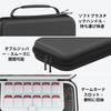 HEYSTOP Storage Case for Switch Large Capacity Soft EVA Storage Velcro Double Zipper Holds 12 Game Soft and More 2, Shockproof, Storage, Lining,
