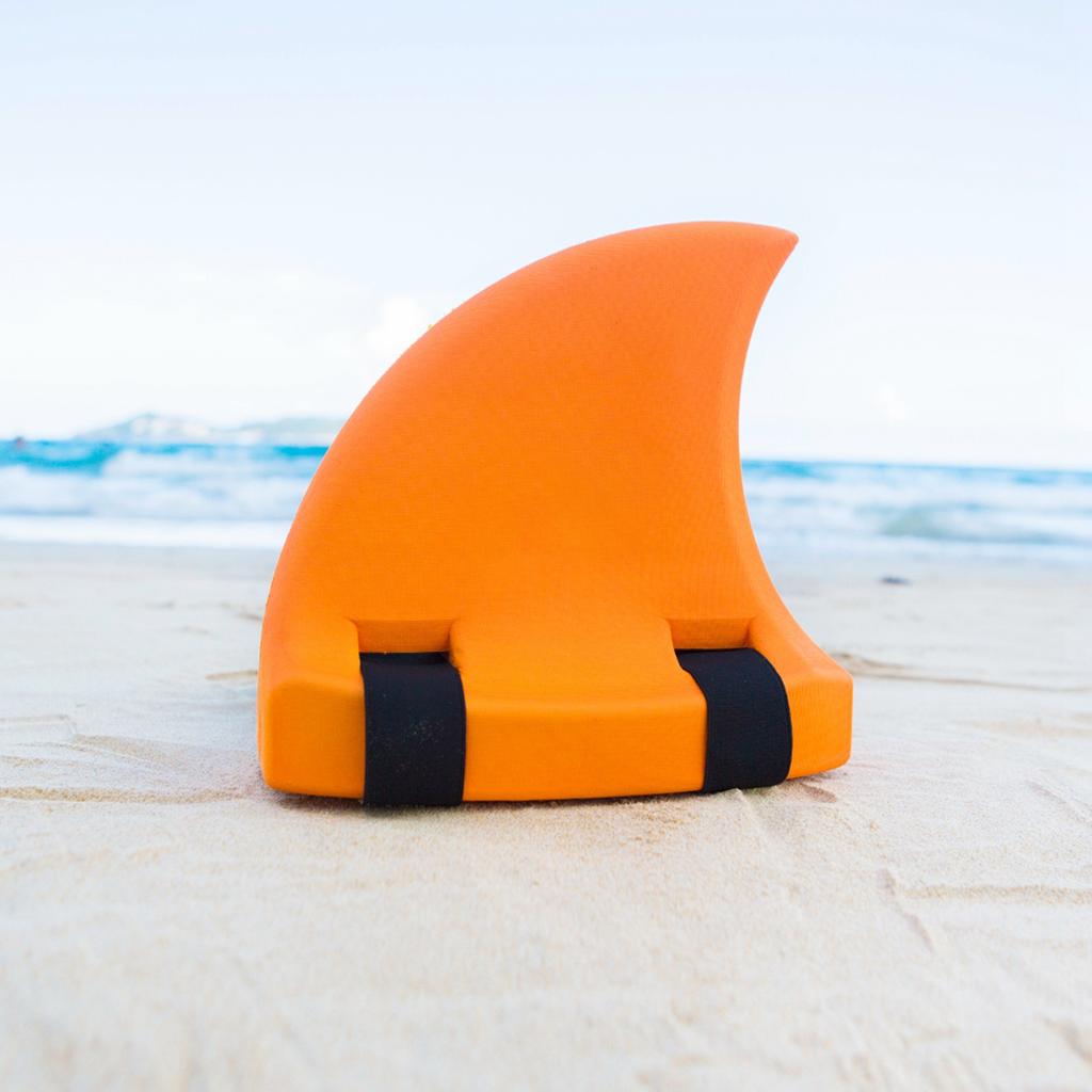 Fin for Kids Swimming Aid Flotation Device for Toddler Children Pool Lesson Training Orange