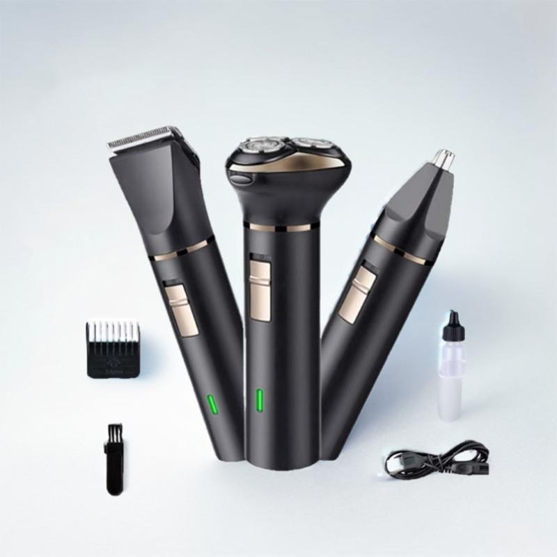 Бритва Три Электрических в Одном Зарядка от USB Водная Мойка Стиль Лезвия Портативная