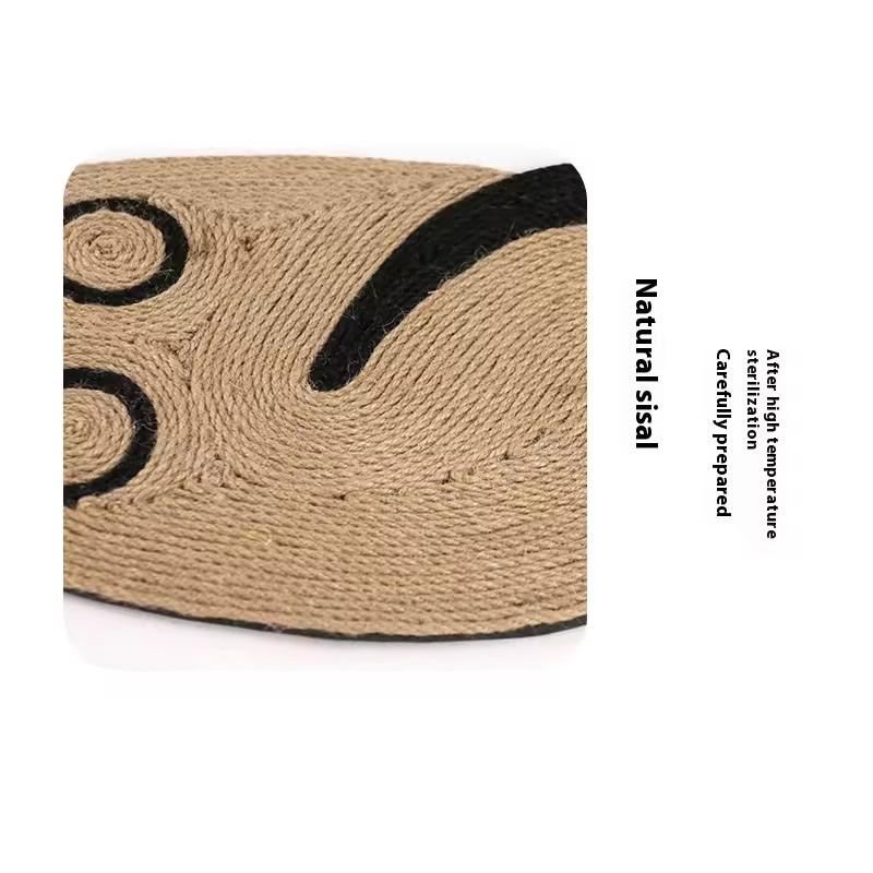 Natural Sisal Cat Scratching Pad Indoor Interactive Mat Reusable Claw Grinding Toy For Cats Kittens Eco Friendly Pet Supplies