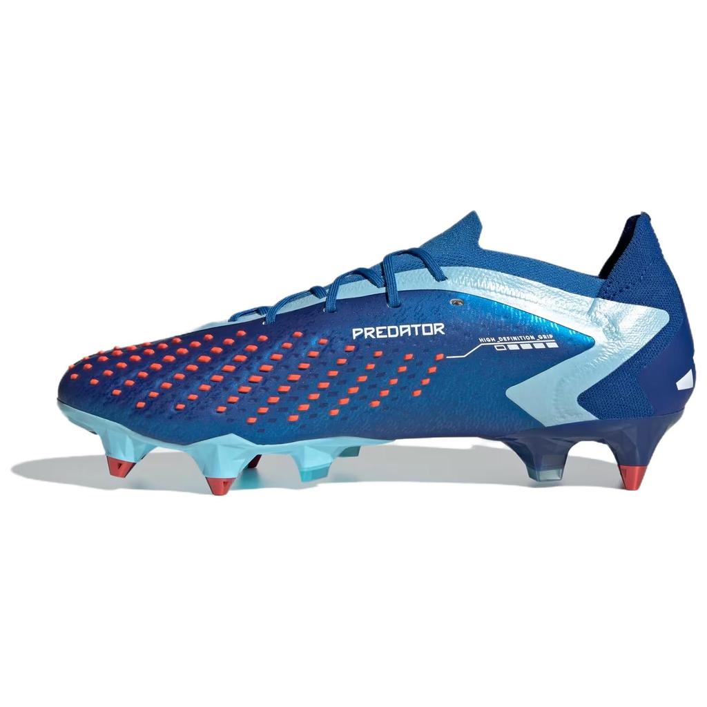 Adidas Predator Accuracy.1 Soft Comfortable Non-Slip Lightweight Soccer Shoes Unisex Soccer Shoes Blue White IF2291