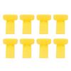 8 шт., стоматологический блок, реквизит для рта, термостойкая система стоматологического позиционера для держателя позиционера, желтый 