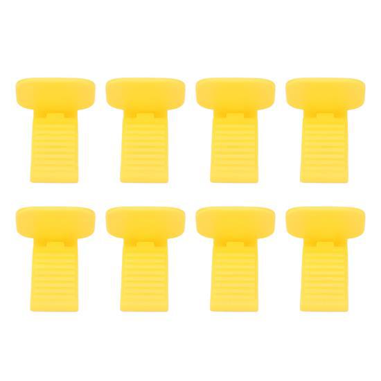 8 шт., стоматологический блок, реквизит для рта, термостойкая система стоматологического позиционера для держателя позиционера, желтый