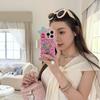 Милый чехол для телефона Apple 16pro с Китти на скейтборде, iPhone15Max, с блестками, 14plus, противоударный, 13