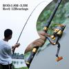 Комбинированные спиннинговые удочки и катушки из углеродного волокна 1,8–3,0 м с рыболовными катушками, дорожный рыболовный набор