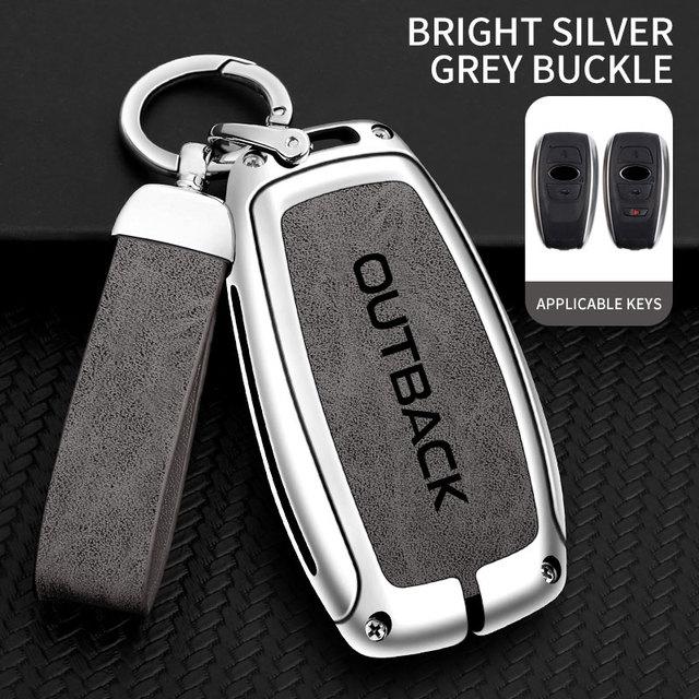Чехол для автомобильного ключа из цинкового сплава для Subaru Outback, защитная пленка с дистанционным управлением для Subaru Outback, держатель для ключей, автомобильные аксессуары