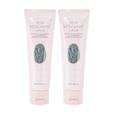 1+1 THEFACESHOP Очищающая пенка для пор с вулканическим пеплом с острова Чеджу 140 мл