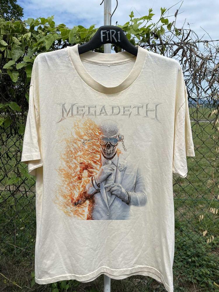 Новый турподарок Megadeth для фанатов S-5XL Белая футболка QT945 Унисекс футболка