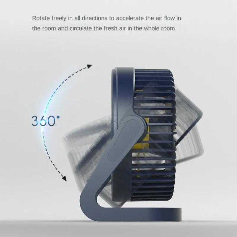 Мини настольный USB-вентилятор, охладитель воздуха, вращение, регулируемый угол, для офиса, летний портативный USB-вентилятор, бытовой напольный настольный вентилятор