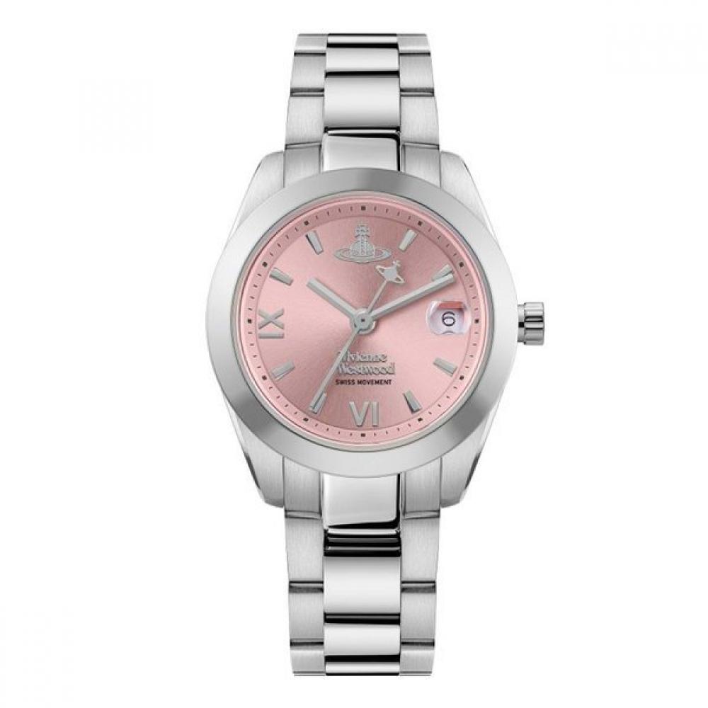 Vivienne WeStwood Watch Women Women S Silver Pink Metal Watch vv292pkSl