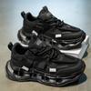 Summer New Men's Thick-soled Heightening Dad Shoes Trendy Student Mesh Casual Sports Shoes Versatile Live Men's Shoes