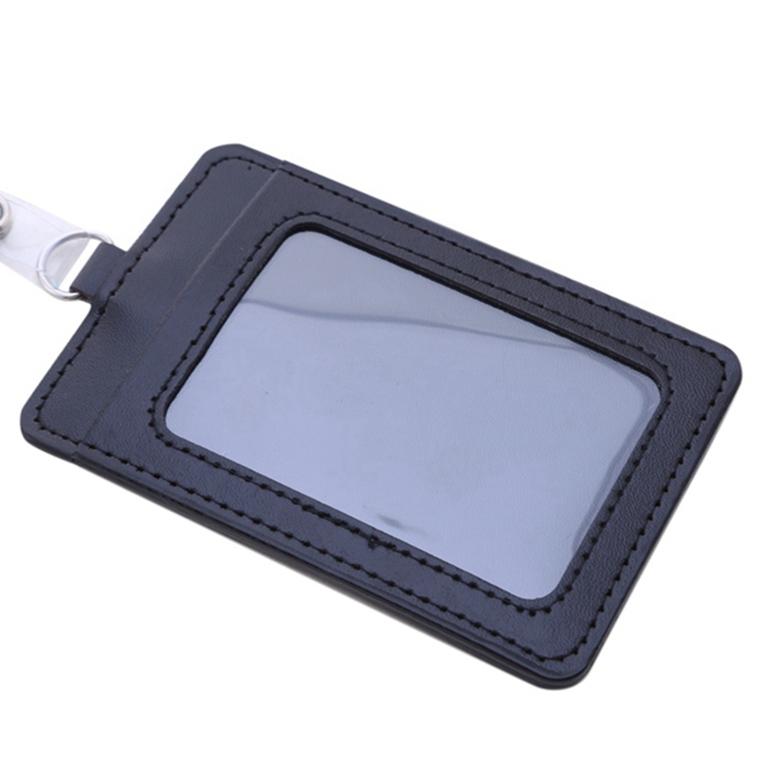 Практичный держатель для удостоверения личности, держатель для карты, кошелек из искусственной кожи, держатель для удостоверения личности, пряжка для значка