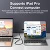 120 Вт USB на Type-C OTG Адаптер USB A Папа на Type-C Мама Кабель-Конвертер для Macbook iPhone iPad Huawei Matepad Xiaomi Ноутбуков