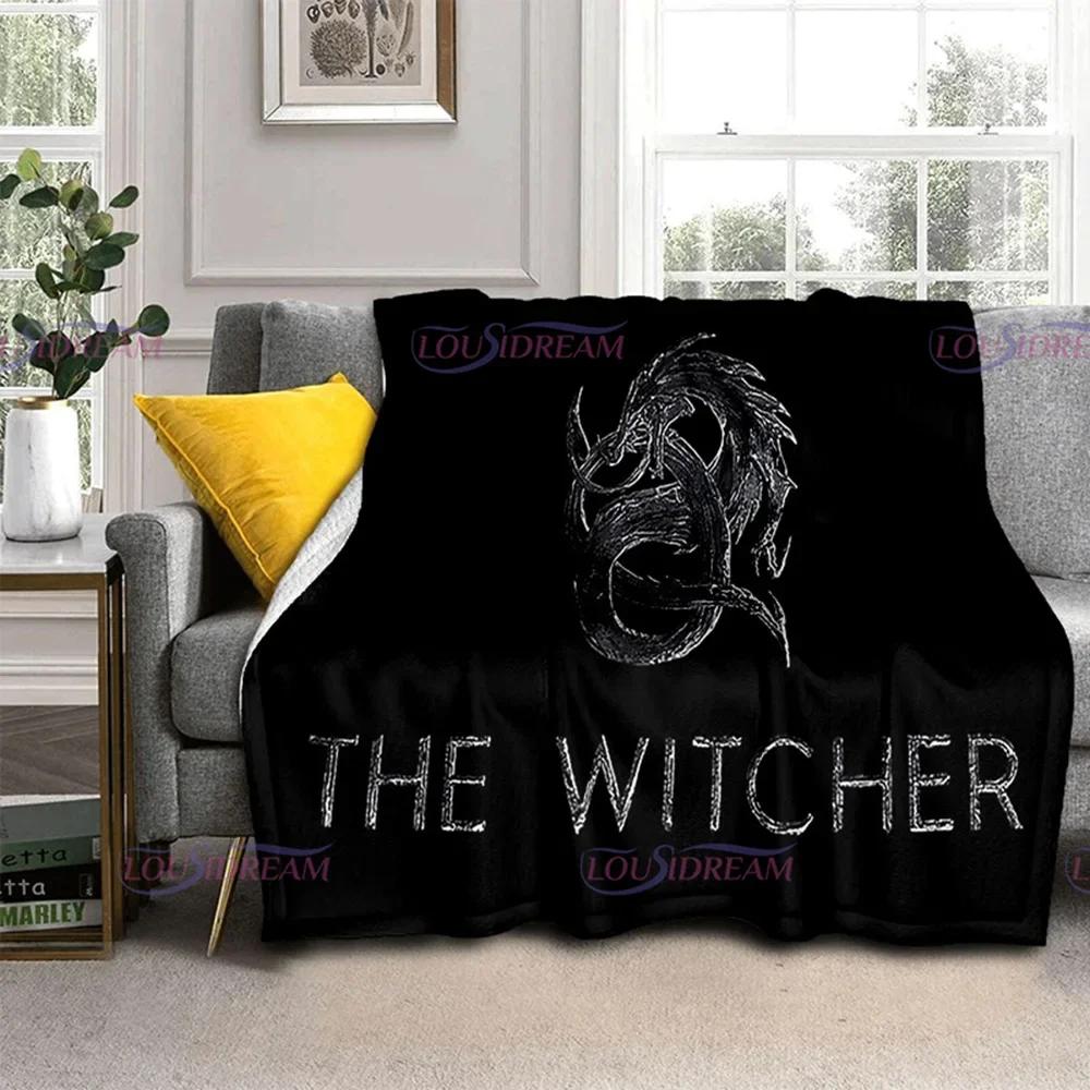 Одеяло с 3D принтом волка, игровое W-Witcher, диванные одеяла для кроватей, мягкое теплое одеяло с волками, бегущее одеяло, фланелевое одеяло