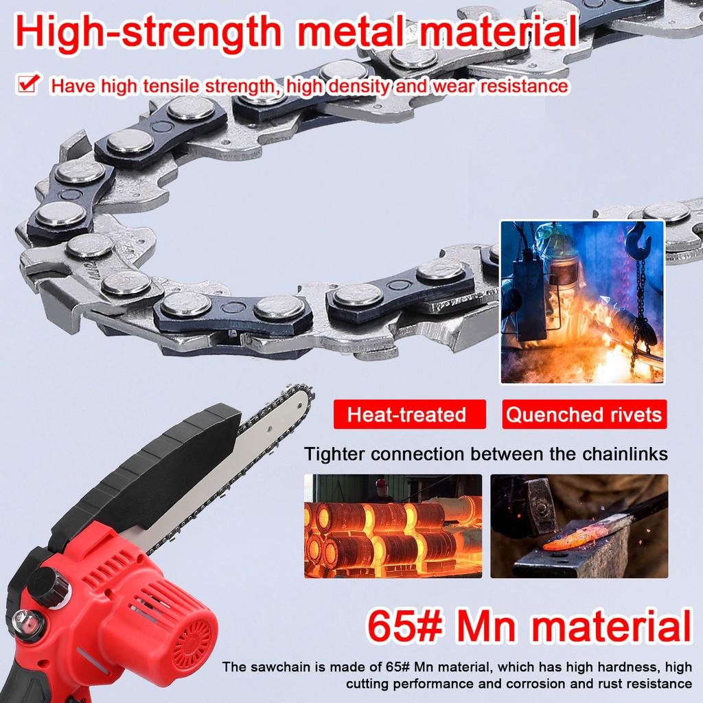 Легко собрать запасную цепь бензопилы 8-дюймовые электрические пилы, сменный аксессуар для резки древесины
