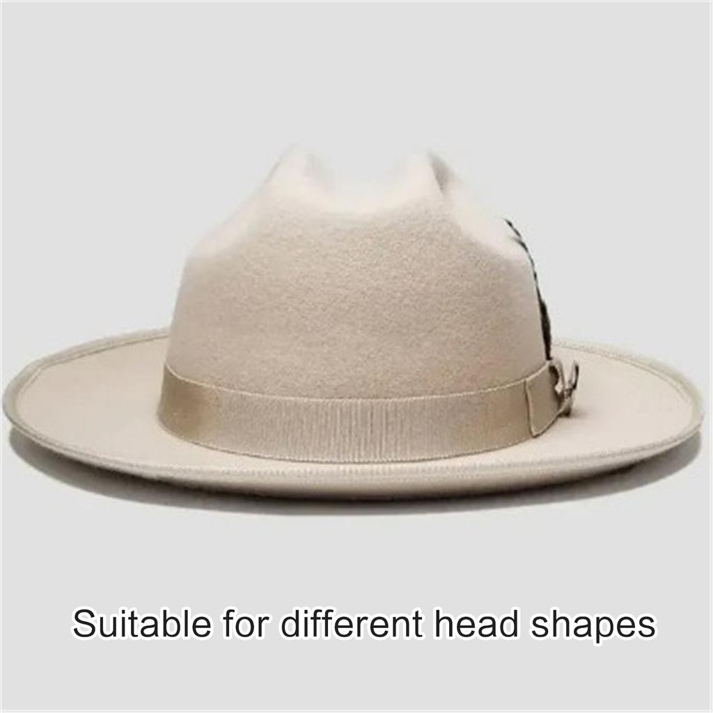 Roll Brim Wool Hat for Adult Stage Performances Hat Theme Party Costume Hat Masquerade Dress Up Hat Music Festival Hat