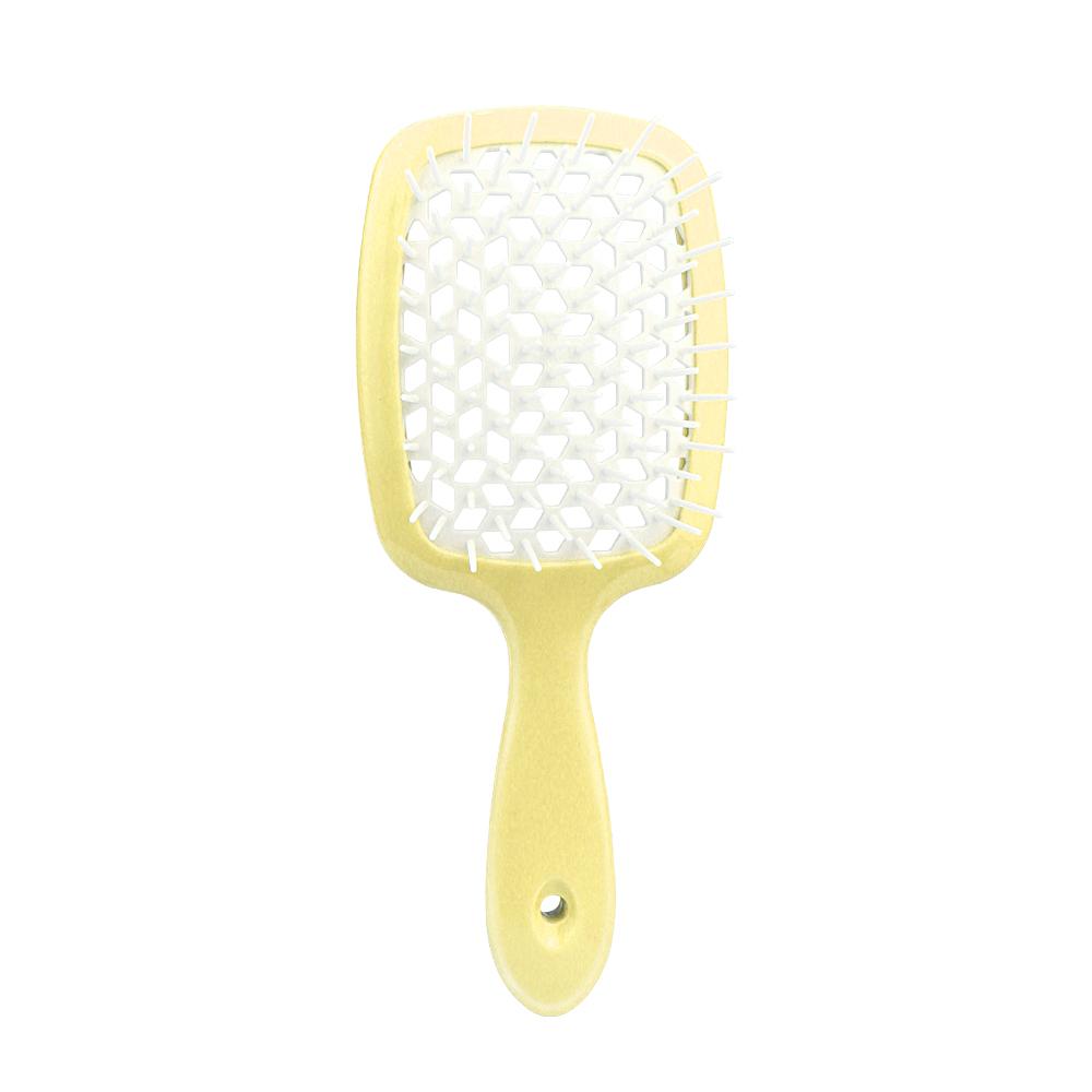 Custom logo hair brush Hollowed Out Scalp Massage Hair Comb ABS Detangling Vented Shower Hair Brush Series