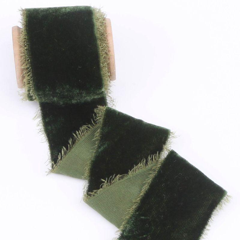 1 м/рулон Бархатная лента с флокированием, отрываемая вручную, DIY, украшение для торта, подарка, свадебного приглашения, браслета, цветов, бархатная лента, отрываемая вручную