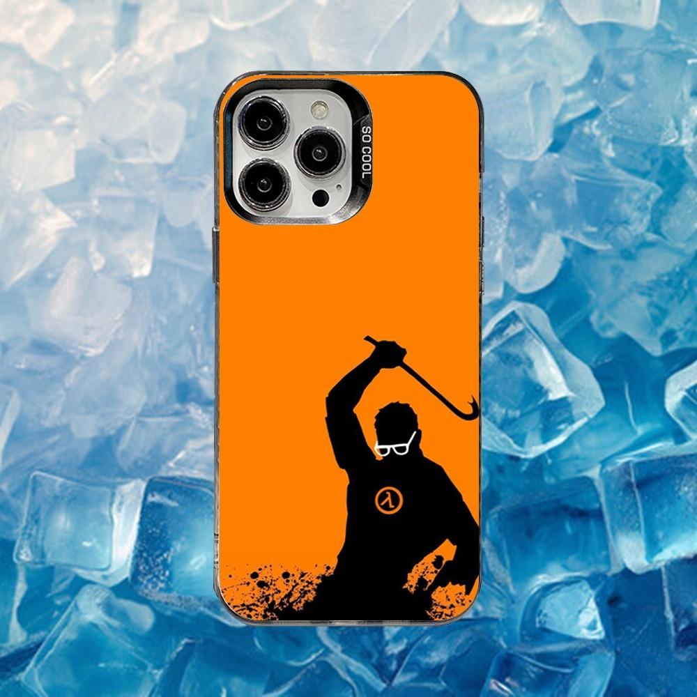 Чехол для телефона H-Half L-Life 2 для iPhone 16,15,14,13,12,11,Mini,Pro,SE,MAX Белый Матовый Ударопрочный Чехол