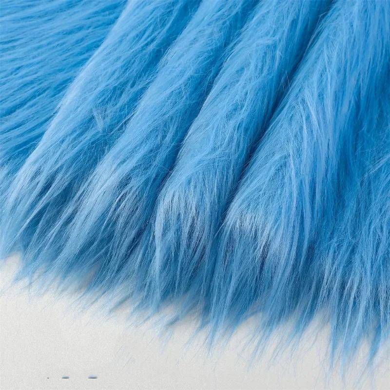 12 см 100x180 см искусственный плюшевый мех ткань для реквизита для фотографий своими руками стул декоративный фон плюшевый коврик игрушка для животных кукольная ткань