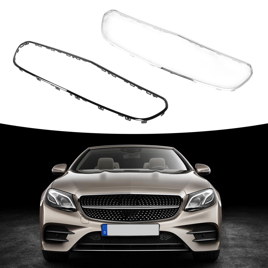 Grille Surround Trim 2138850200 Replacement for Benz E‑Class W213 C238 AMG Line Pre‑Facelift 2017 to 2020