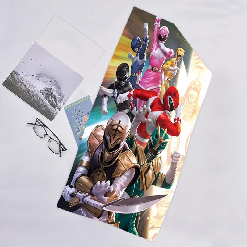 1pc Mighty Morphin Power Rangers3 Beach Towel, Beach and Seaside Swimming Pool Equipment, Fashion Pattern, Rectangular, Travel Essentials