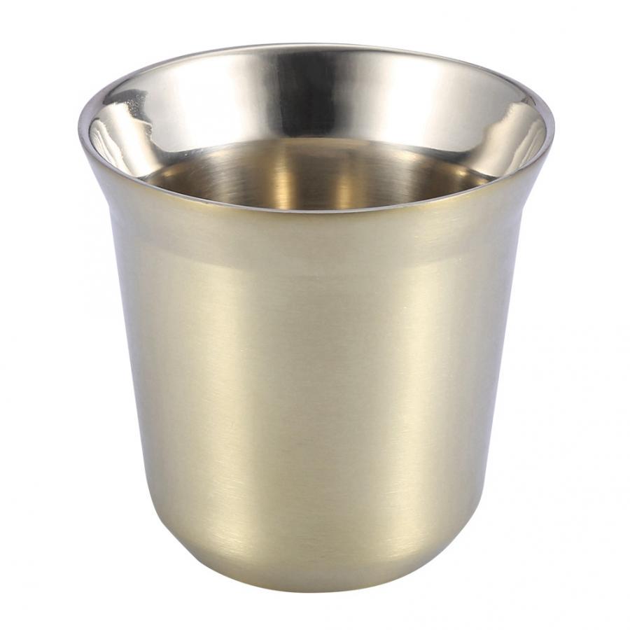 85ML Reusable Coffee Mug Double Wall Stainless Steel Tea Coffee Cup Whiskey Milk Mugs Outdoor Cup