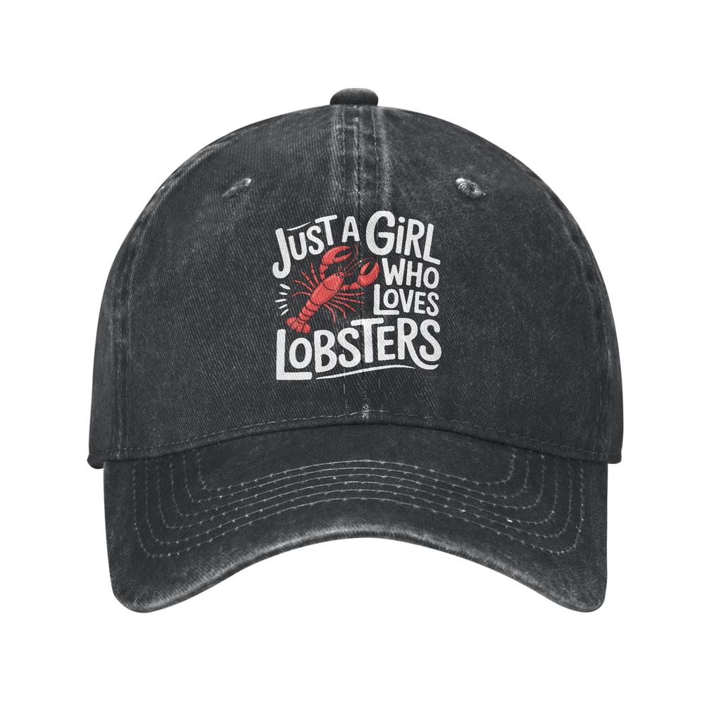 Yee Claw Lobster Baseball Caps Classic Distressed Denim Snapback Hat for Unisex Women Outdoor Activities Adjustable Caps Hat