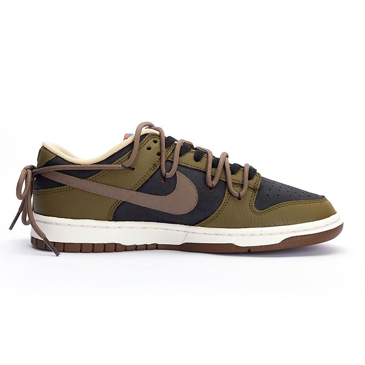 Nike Кроссовки Dunk Low Skateboard Мужские Оливково-зеленые DR9704-200(Команда15-)