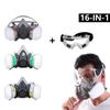 Dust Proof Fog 6200  Mask 7/16 In 1 Suit Industrial Painting Spraying Respirator With Protective Glasses Safety Work Filters