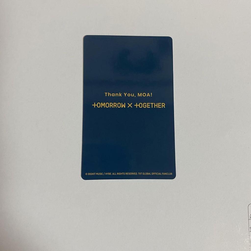 [USED] TXT yeonjun Yeonjun Japan FC exclusive survey trading card